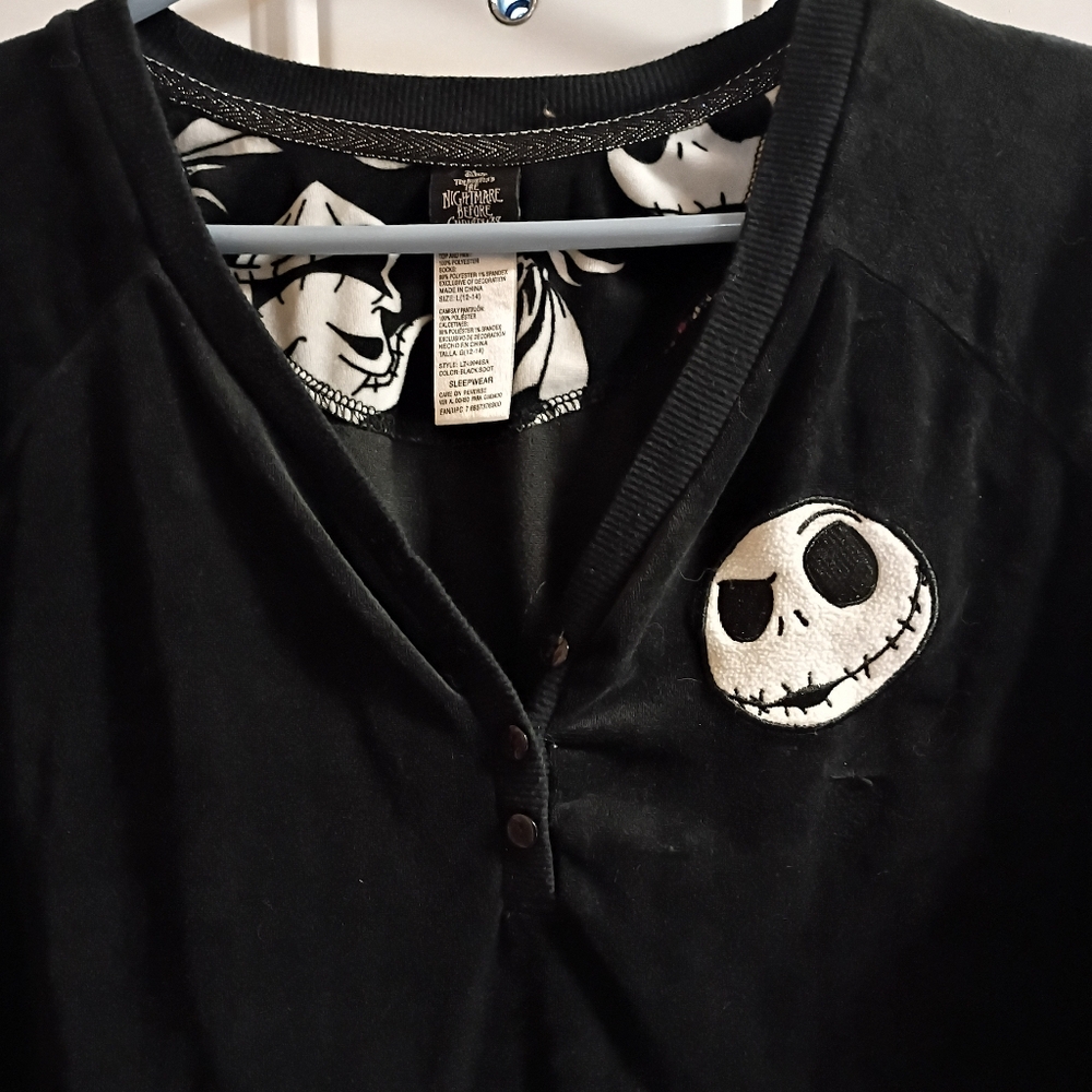 2/$10 Vintage The Nightmare Before Christmas Plush Sweatshirt Size Large - Picture 2 of 6